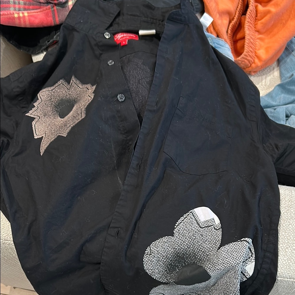 Supreme Black Cotton Shirt